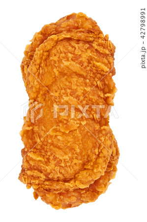 Fried chicken nuggets isolated on white background Fried chicken nuggets isolated on white background 42798991