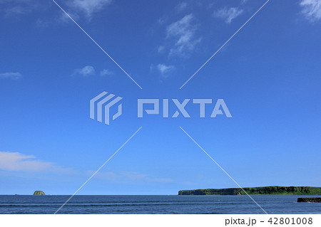 北海道 霧多布 琵琶瀬湾より東方を望む 北海道 霧多布 琵琶瀬湾より東方を望む 42801008