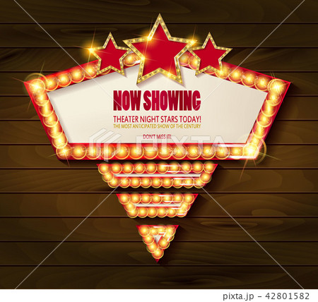Shining arrow banner on wooden background Shining arrow banner on wooden background 42801582