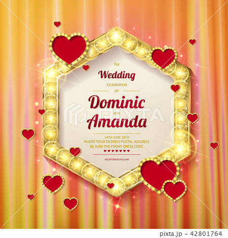 Wedding invitation card 42801764