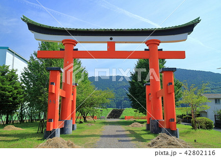 新田神社　一ノ鳥居 42802116