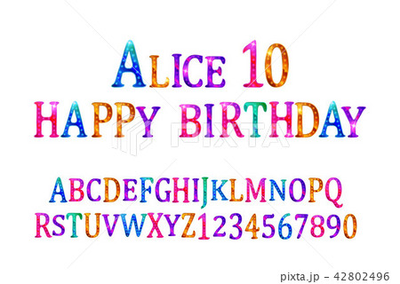 Alice 10 font children's 42802496