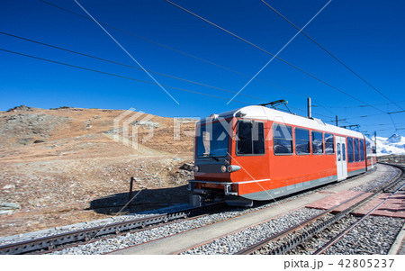 train to Matterhorn, Zermatt Switzerland, Europe 42805237
