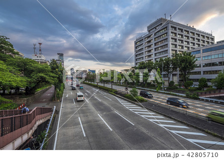 愛知県 名古屋都市風景 中区 伏見通 愛知県 名古屋都市風景 中区 伏見通 42805710