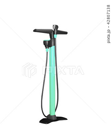 Air pump isolated on a white background. Air pump isolated on a white background. 42807138