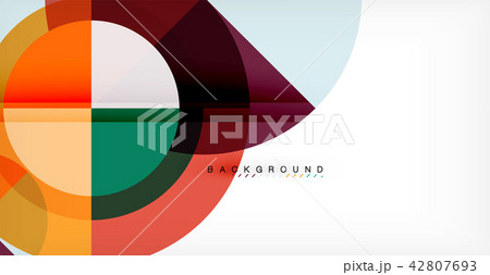 Vector circle abstract background 42807693