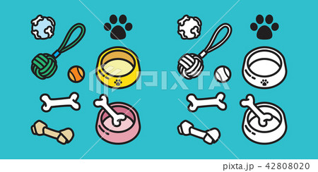 dog vector icon toy puppy dog paw bone cartoon dog vector icon toy puppy dog paw bone cartoon 42808020
