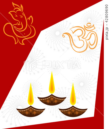 Diwali Greeting Design 42809690