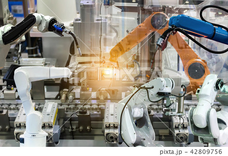 Robot Industrial 4.0 of things technology robot Robot Industrial 4.0 of things technology robot 42809756