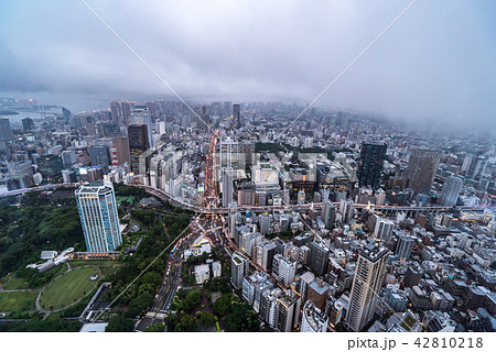 Tokyo tower, Japan, illuminated,metropolis 42810218