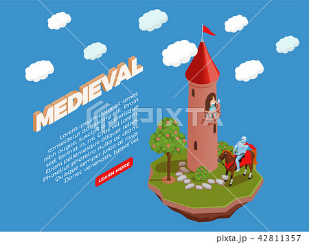 Medieval Isometric Composition Medieval Isometric Composition 42811357