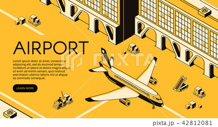 Airport freight logistics vector illustration Airport freight logistics vector illustration 42812081