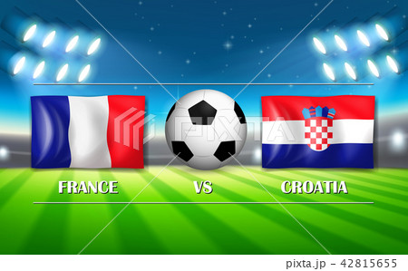France VS Croatia football match France VS Croatia football match 42815655