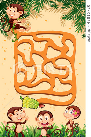 A monkey maze game 42815720
