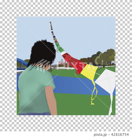 凧あげ 42816754