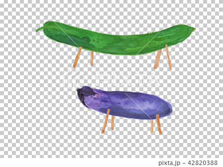 お盆　牛馬 42820388