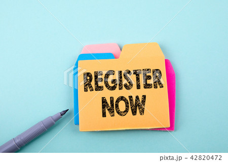 Register Now. Business, technology Concept Register Now. Business, technology Concept 42820472