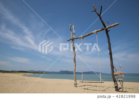 浜詰海水浴場　ブランコ（京都府） 42821998