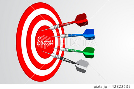 Abstract dart target isolated business target goal Abstract dart target isolated business target goal 42822535