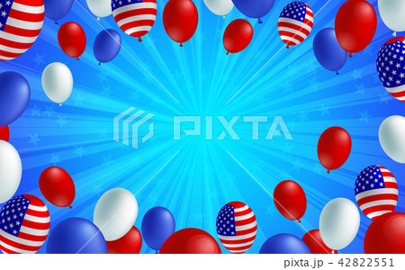 Blue color burst background poster flyer banner 42822551