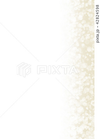 ゴールド 金 の白バックキラキラ背景02 文字入れ可能フレーム のイラスト素材