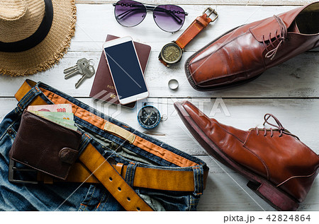 Clothing and accessories for Men on the wood 42824864