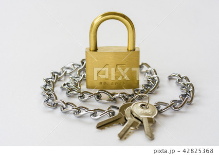 南京錠とチェーン 南京錠とチェーン 42825368