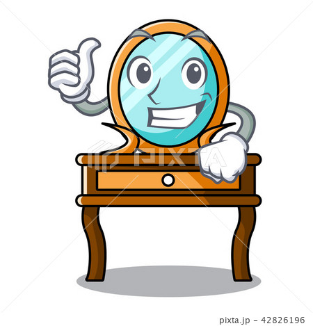Thumbs up dressing table character cartoon Thumbs up dressing table character cartoon 42826196