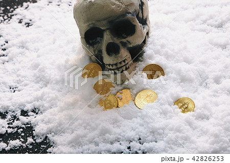 Bitcoin 金貨 仮想通貨 ゴールド 雪 Bitcoin 金貨 仮想通貨 ゴールド 雪 42826253