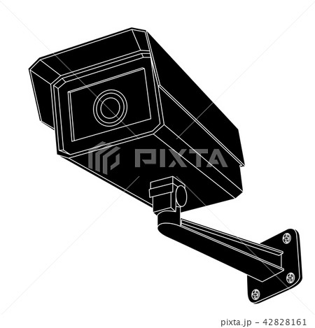 Top Drawing Of The Security Camera Stock Vectors, Illustrations & Clip Art  - iStock