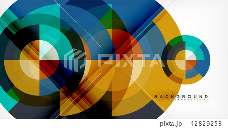 Vector circle abstract background 42829253