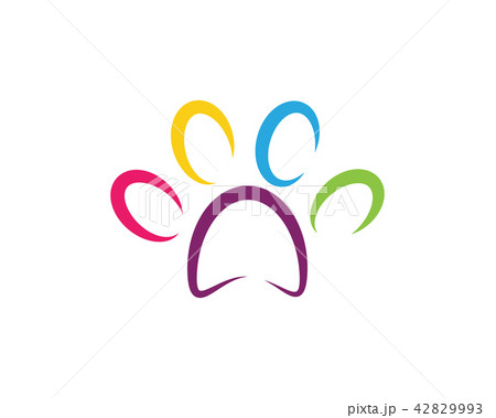 Paw icon vector illustration design 42829993