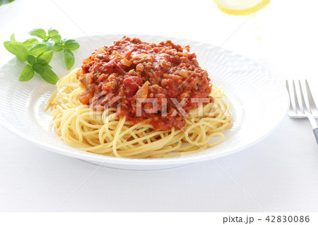 ミートソースパスタ 42830086