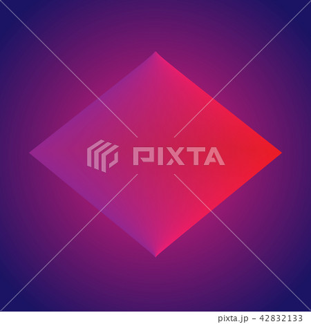 Modern gradient diamond template 42832133