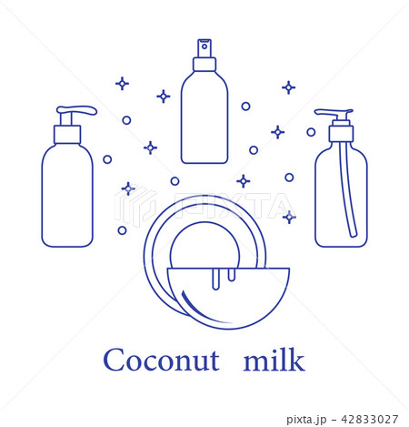 Coconut milk for cosmetics and care products Coconut milk for cosmetics and care products 42833027