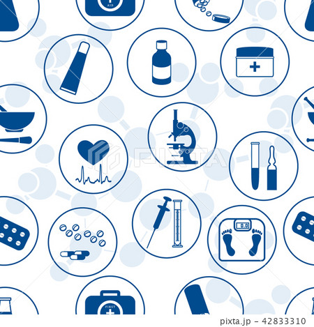 Seamless pattern of various medical devices and 42833310