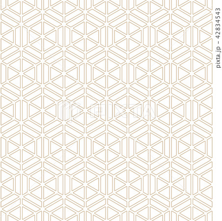 Seamless pattern based on Japanese ornament Kumiko 42834543
