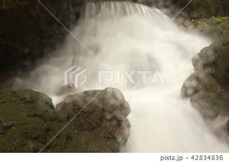 white of waterfall beautiful and relaxing. white of waterfall beautiful and relaxing. 42834836