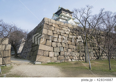 大阪城の山里口出枡形(大阪市中央区) 大阪城の山里口出枡形(大阪市中央区) 42834887