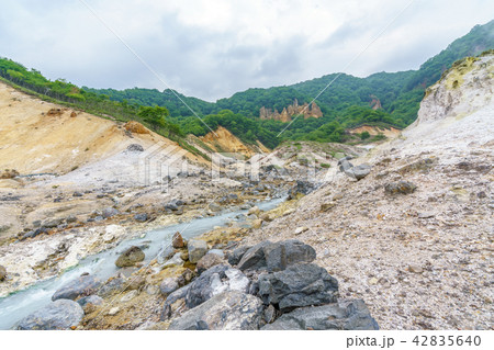 北海道の夏 登別 地獄谷 北海道の夏 登別 地獄谷 42835640
