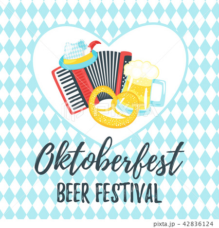 Octoberfest greeting card Octoberfest greeting card 42836124