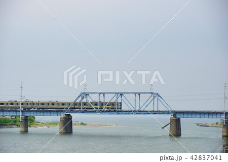 千葉県　JR内房線　湊川橋梁 42837041
