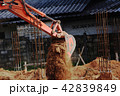backhoe dig a ground for construction. 42839849