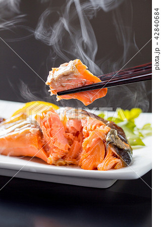焼き鮭 42840684