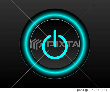 Green power icon Vector Illustration isolated Green power icon Vector Illustration isolated 42840764