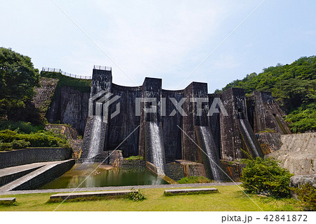 【重要文化財・香川県・観光名所】豊稔池堰堤 （豊稔池ダム・豊稔池遊水公園） 42841872