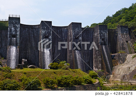 【重要文化財・香川県・観光名所】豊稔池堰堤 （豊稔池ダム・豊稔池遊水公園） 42841878