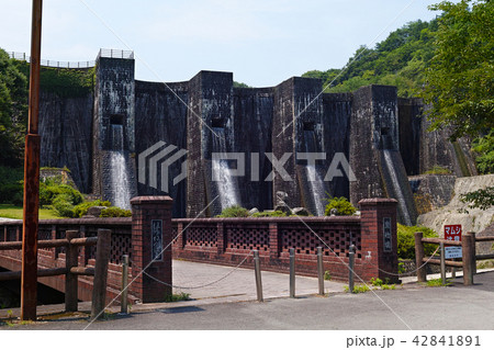 【重要文化財・香川県・観光名所】豊稔池堰堤 （豊稔池ダム・豊稔池遊水公園） 42841891