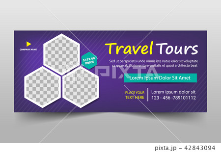 Travel tour corporate business banner template Travel tour corporate business banner template 42843094