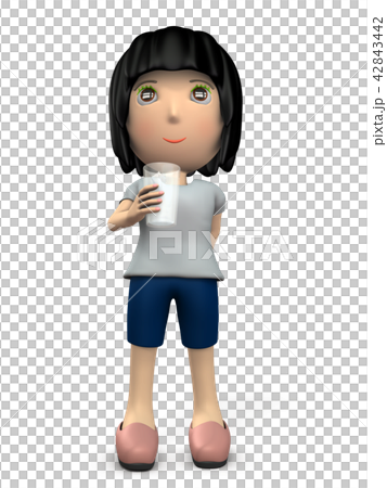 A young lady who supplies hydration 42843442